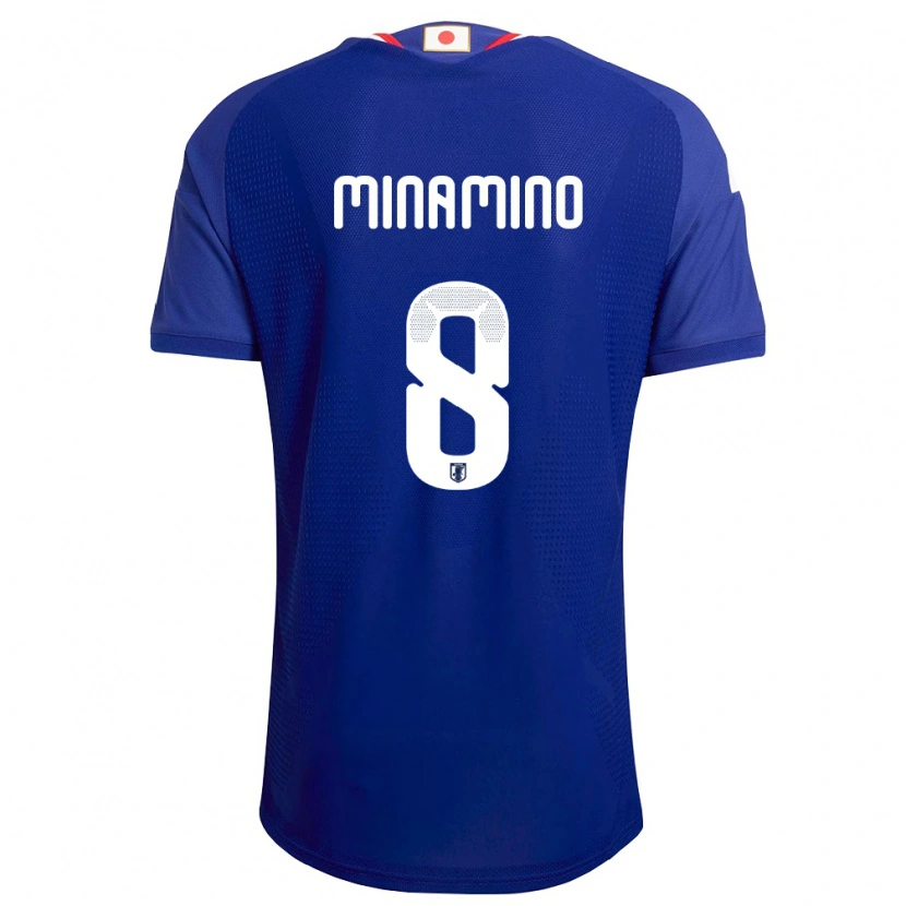 Danxen Kid Japan Takumi Minamino #8 Blue White Red Home Jersey 26-28 T-Shirt