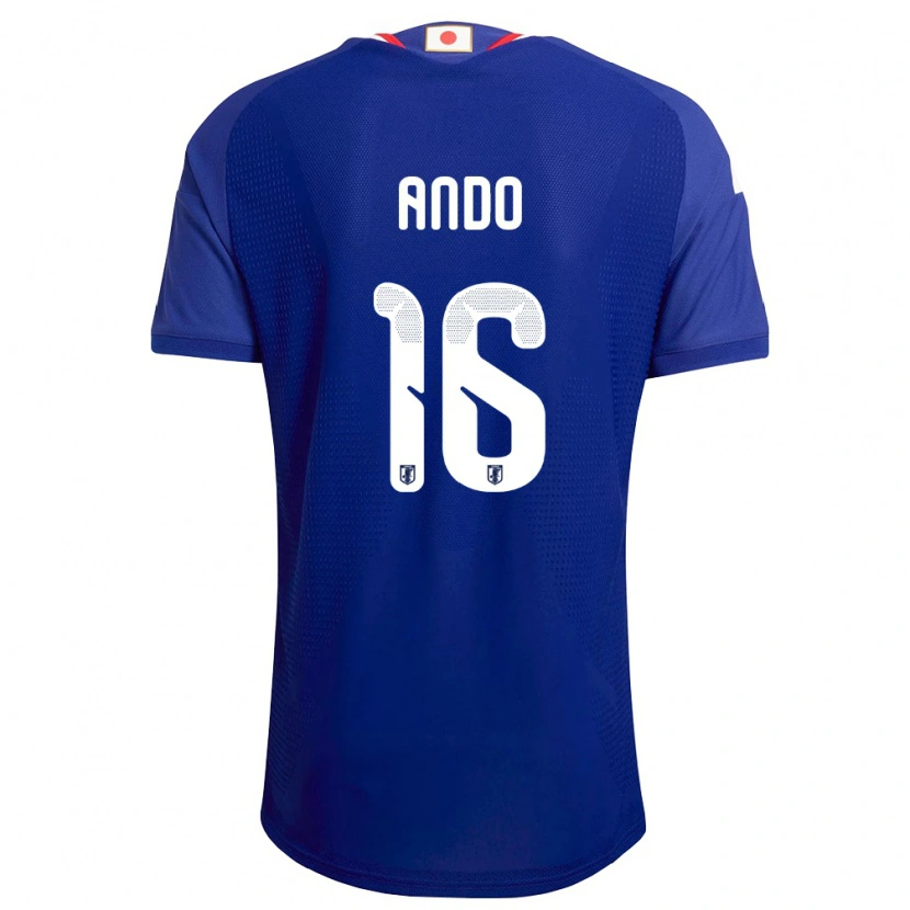 Danxen Kid Japan Tomoya Ando #16 Blue White Red Home Jersey 26-28 T-Shirt