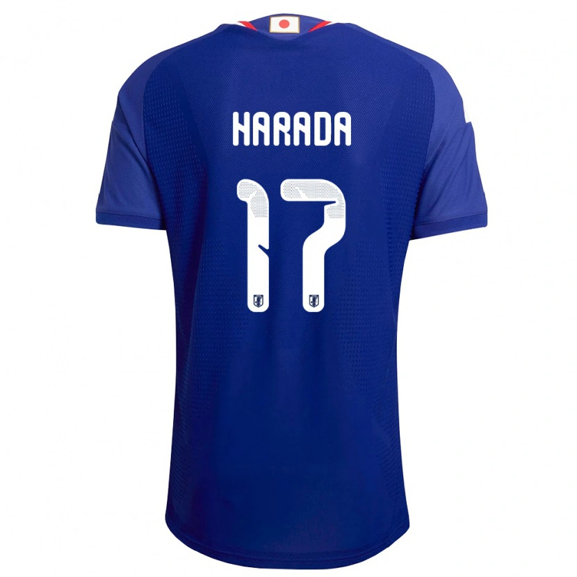 Danxen Kid Japan Soru Harada #17 Blue White Red Home Jersey 26-28 T-Shirt