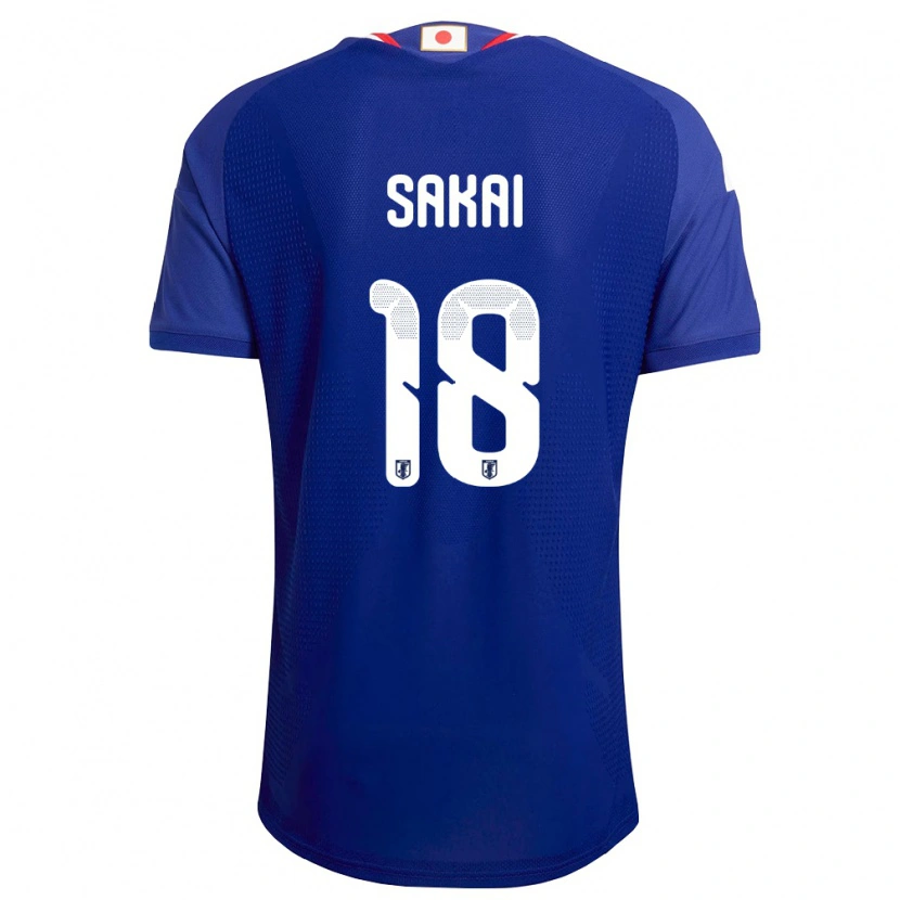 Danxen Kid Japan Shunya Sakai #18 Blue White Red Home Jersey 26-28 T-Shirt