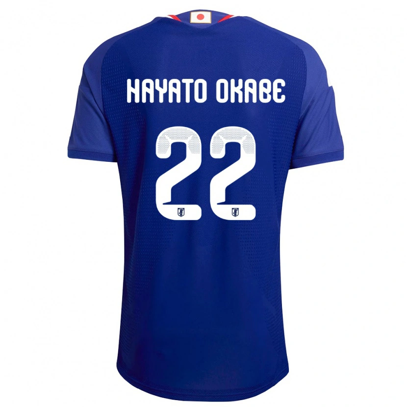 Danxen Kid Japan Tariqkani Hayato Okabe #22 Blue White Red Home Jersey 26-28 T-Shirt