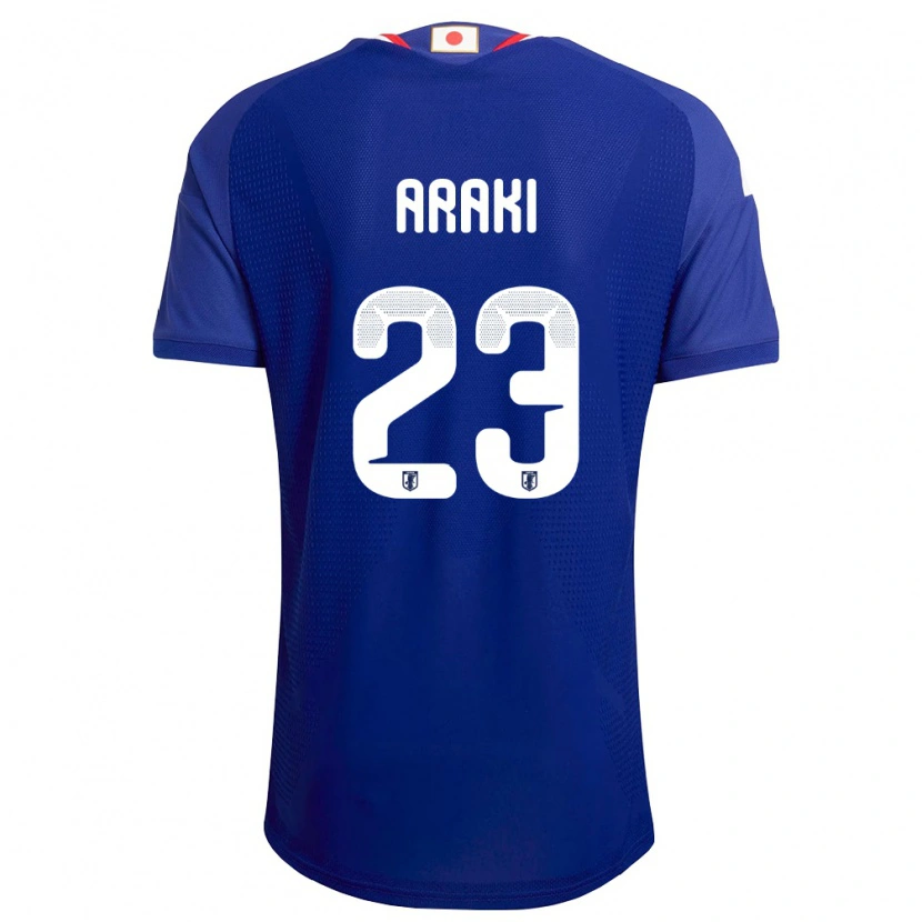 Danxen Kid Japan Rui Araki #23 Blue White Red Home Jersey 26-28 T-Shirt
