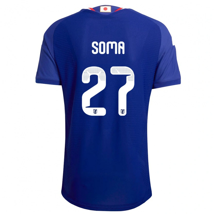 Danxen Kid Japan Yuki Soma #27 Blue White Red Home Jersey 26-28 T-Shirt