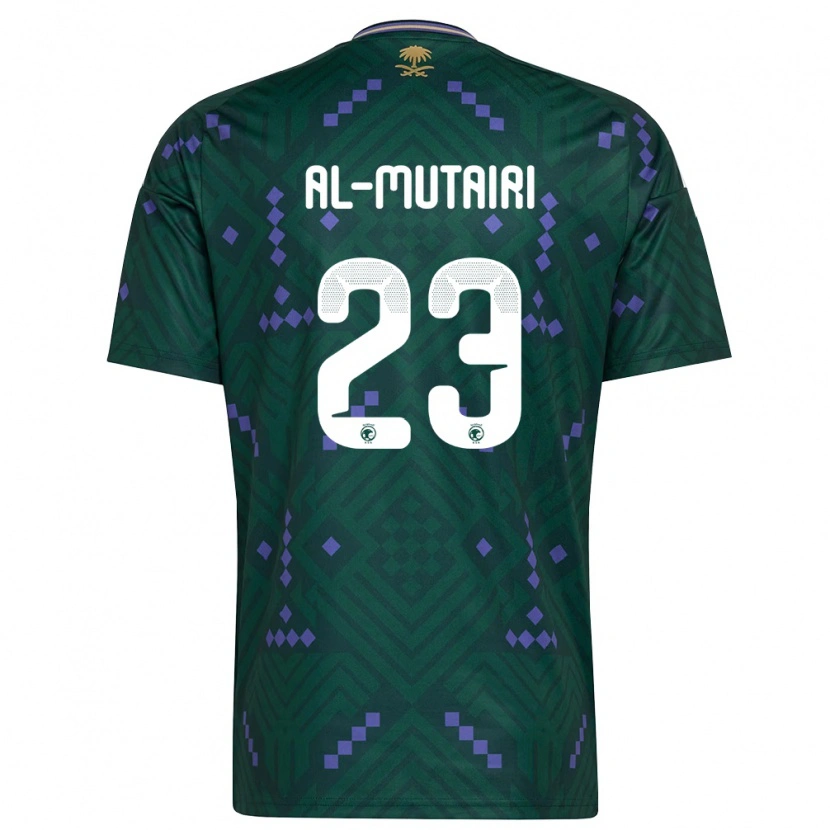 Danxen Kid Saudi Arabia Turki Al Mutairi #23 Green Purple White Home Jersey 26-28 T-Shirt