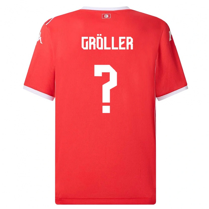 Danxen Kid Tunisia Amin-Elias Gröller #0 Red White Home Jersey 26-28 T-Shirt
