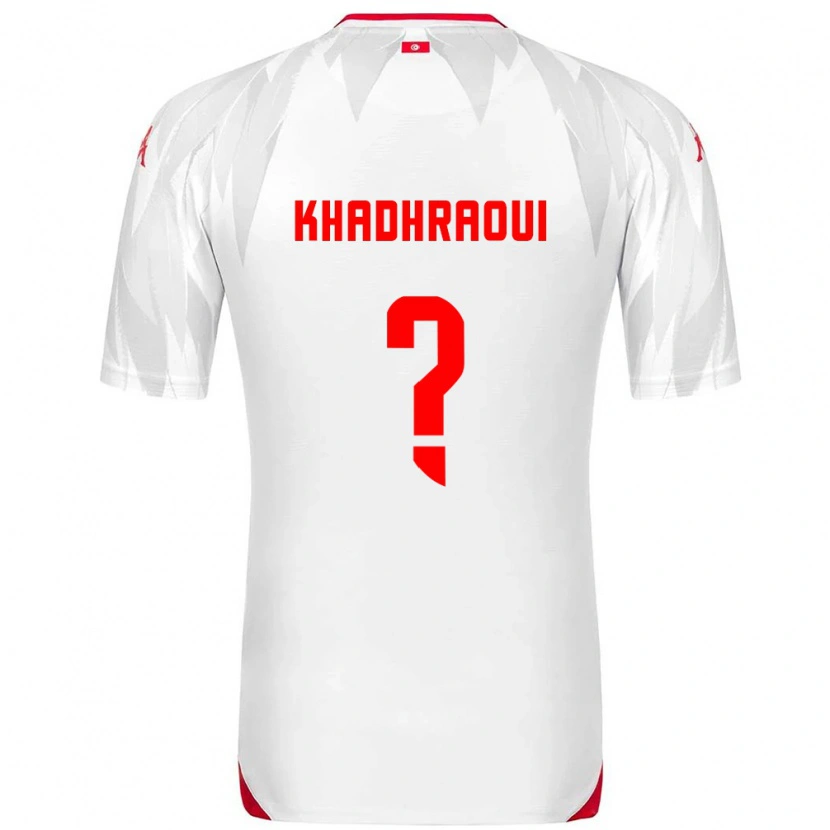 Danxen Kid Tunisia Slim Khadhraoui #0 White Red Home Jersey 26-28 T-Shirt