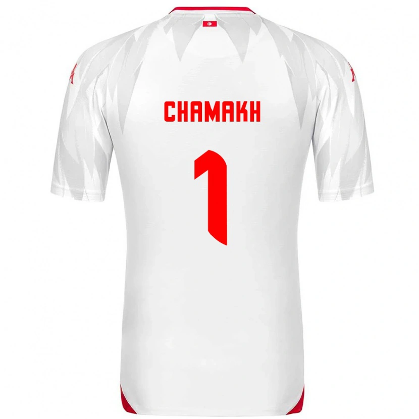 Danxen Kid Tunisia Abdelmouhib Chamakh #1 White Red Home Jersey 26-28 T-Shirt