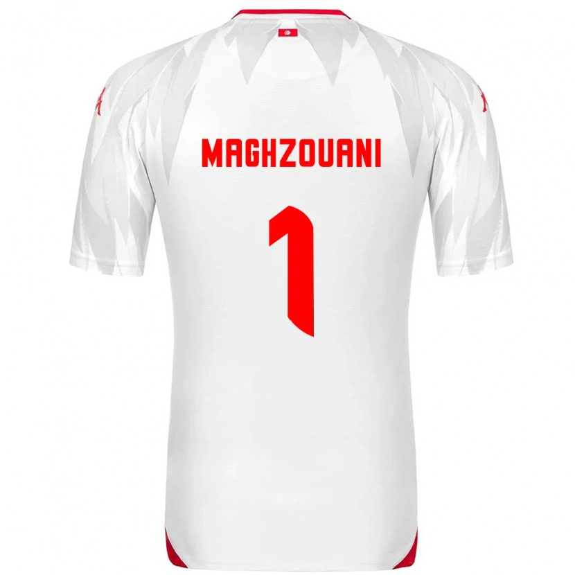 Danxen Kid Tunisia Wassim Maghzouani #1 White Red Home Jersey 26-28 T-Shirt