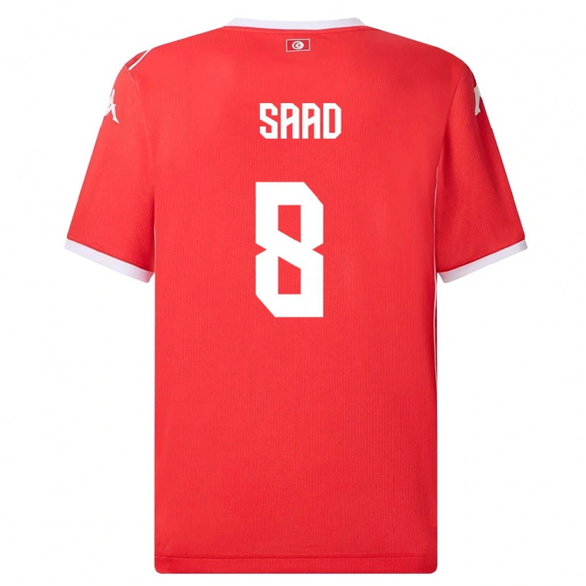 Danxen Kid Tunisia Elias Saad #8 Red White Home Jersey 26-28 T-Shirt