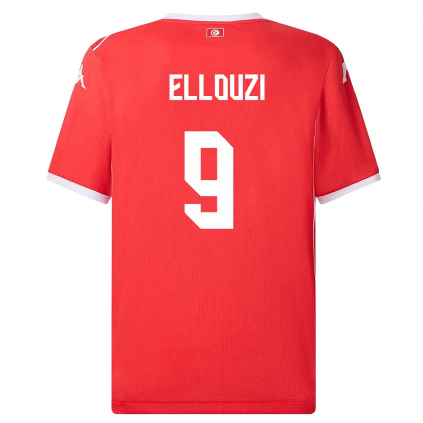 Danxen Kid Tunisia Sabrine Ellouzi #9 Red White Home Jersey 26-28 T-Shirt