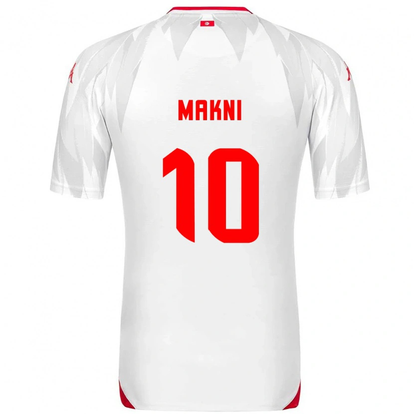 Danxen Kid Tunisia Nabil Makni #10 White Red Home Jersey 26-28 T-Shirt