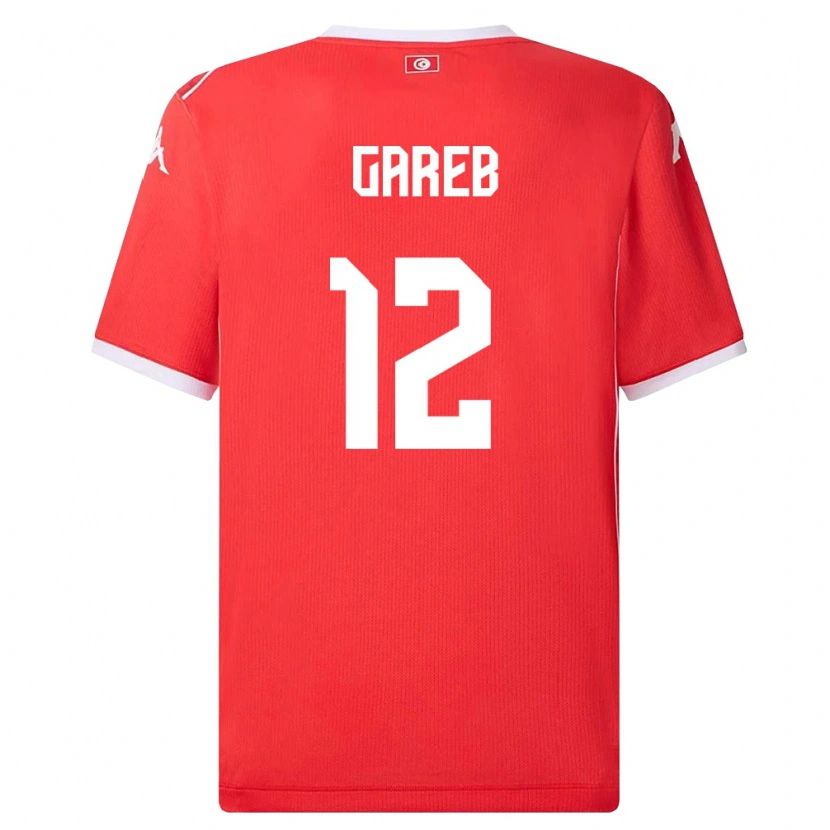Danxen Kid Tunisia Adem Gareb #12 Red White Home Jersey 26-28 T-Shirt