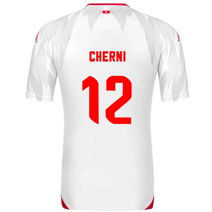 Danxen Kid Tunisia Amin Cherni #12 White Red Home Jersey 26-28 T-Shirt