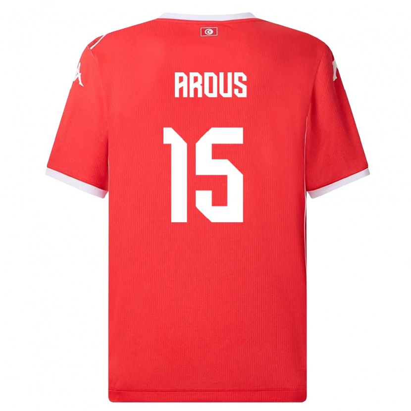Danxen Kid Tunisia Adem Arous #15 Red White Home Jersey 26-28 T-Shirt