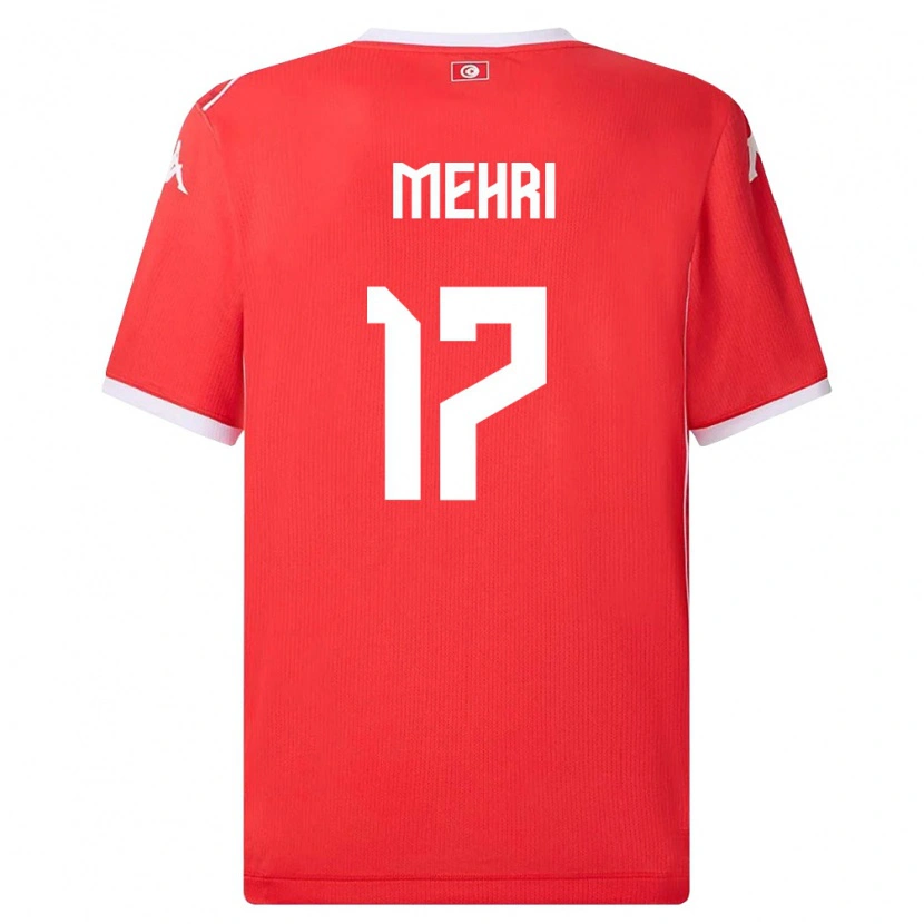 Danxen Kid Tunisia Malek Mehri #17 Red White Home Jersey 26-28 T-Shirt