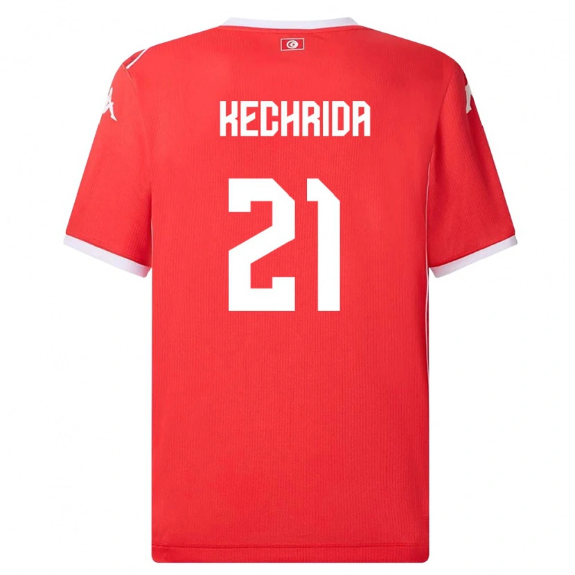 Danxen Kid Tunisia Wajdi Kechrida #21 Red White Home Jersey 26-28 T-Shirt