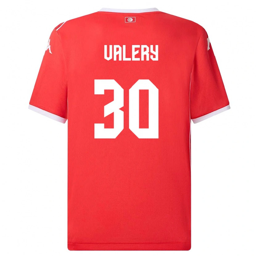 Danxen Kid Tunisia Yann Valery #30 Red White Home Jersey 26-28 T-Shirt