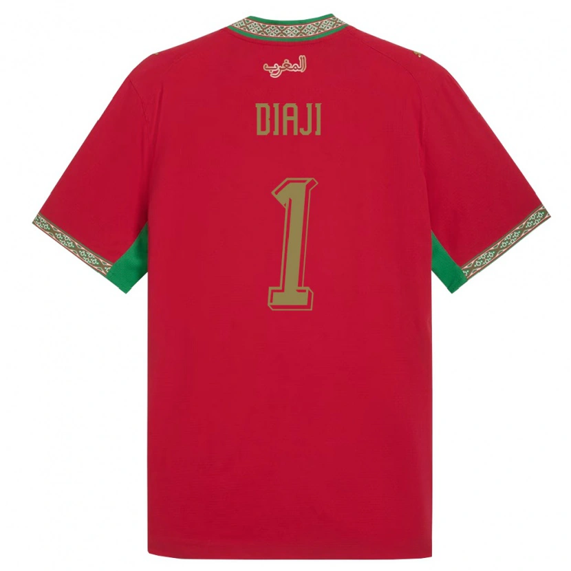 Danxen Kid Morocco Said Diaji #1 Red Green White Home Jersey 26-28 T-Shirt