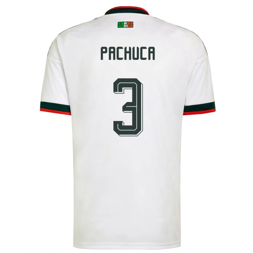 Danxen Kid Mexico José Pachuca #3 White Burgundy Green Away Jersey 26-28 T-Shirt