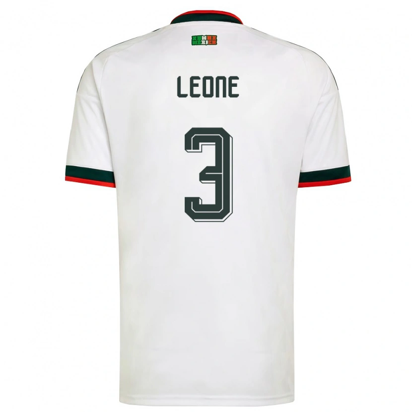 Danxen Kid Mexico Antonio Leone #3 White Burgundy Green Away Jersey 26-28 T-Shirt