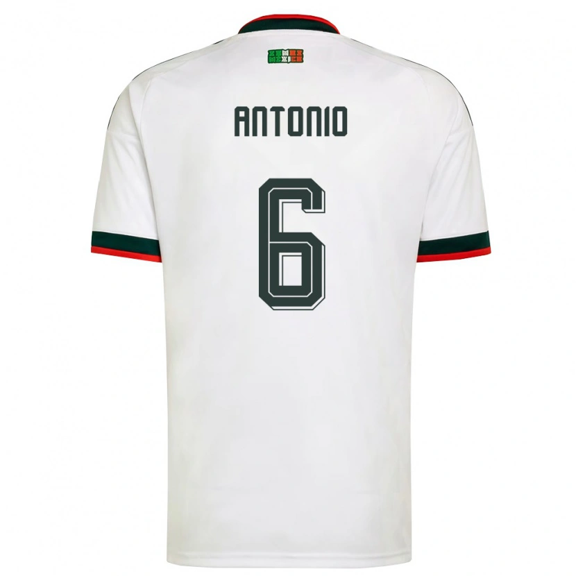 Danxen Kid Mexico Nancy Antonio #6 White Burgundy Green Away Jersey 26-28 T-Shirt