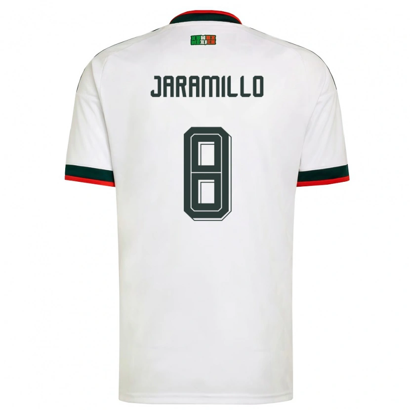 Danxen Kid Mexico Carolina Jaramillo #8 White Burgundy Green Away Jersey 26-28 T-Shirt