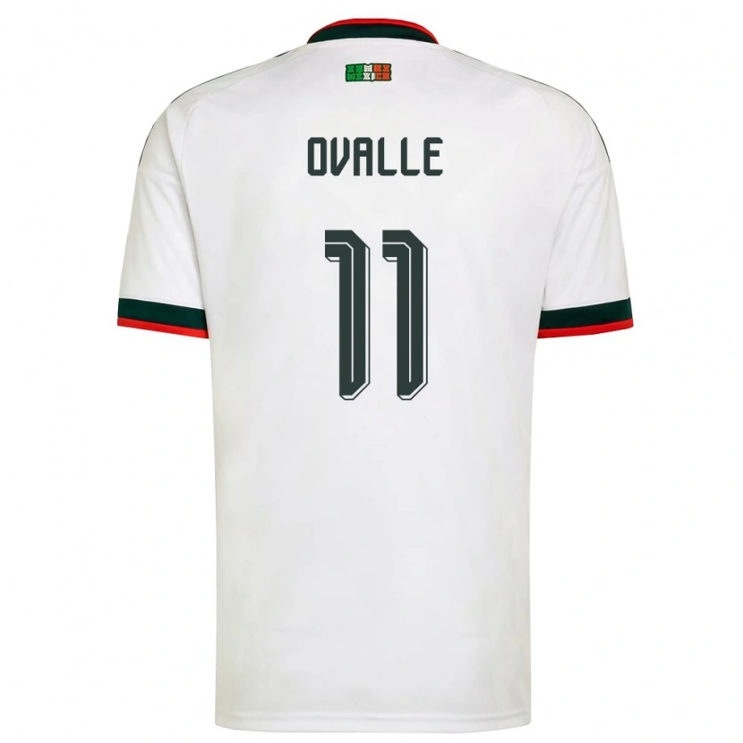 Danxen Kid Mexico Lizbeth Ovalle #11 White Burgundy Green Away Jersey 26-28 T-Shirt