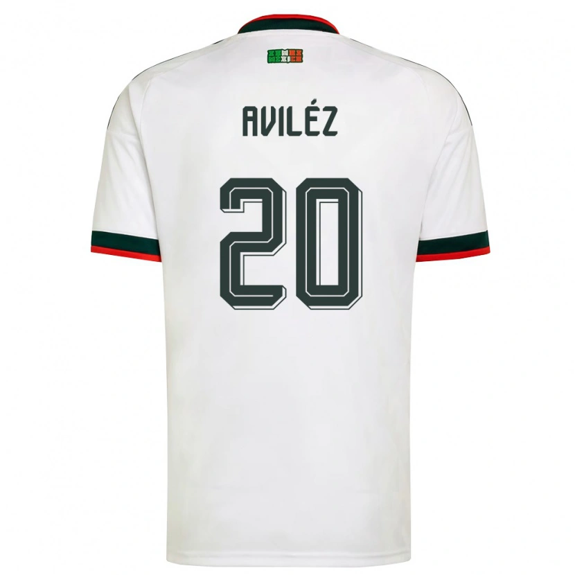 Danxen Kid Mexico Aylin Avilez #20 White Burgundy Green Away Jersey 26-28 T-Shirt