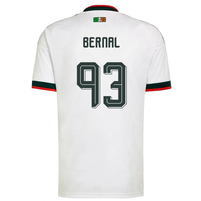 Danxen Kid Mexico Rebeca Bernal #93 White Burgundy Green Away Jersey 26-28 T-Shirt