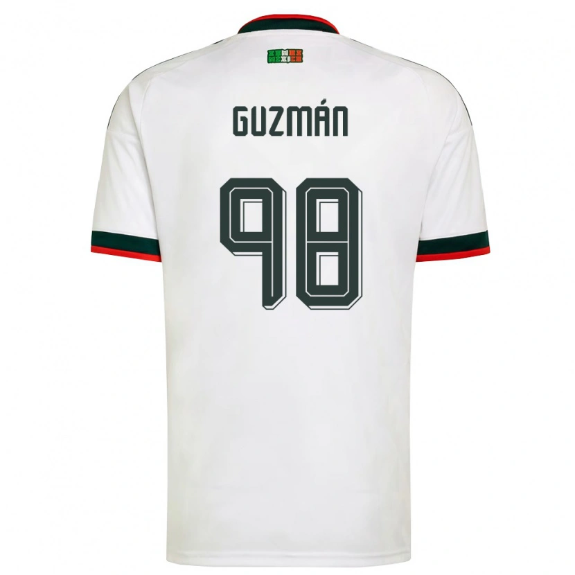 Danxen Kid Mexico Kinberly Guzman #98 White Burgundy Green Away Jersey 26-28 T-Shirt