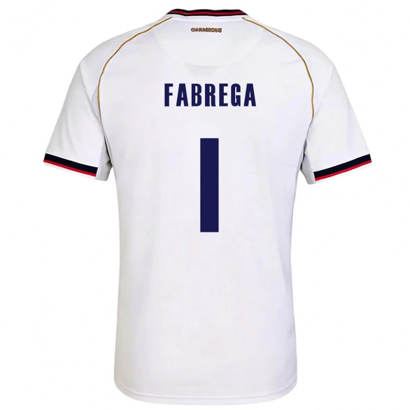 Danxen Kid Panama Sasha Fábrega #1 White Red Away Jersey 26-28 T-Shirt