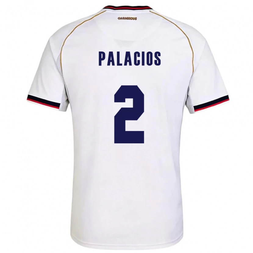 Danxen Kid Panama Josimar Palacios #2 White Red Away Jersey 26-28 T-Shirt