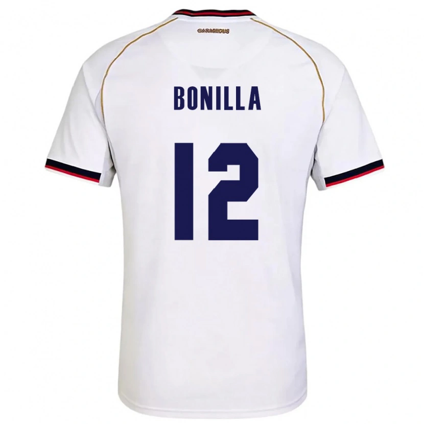 Danxen Kid Panama David Bonilla #12 White Red Away Jersey 26-28 T-Shirt
