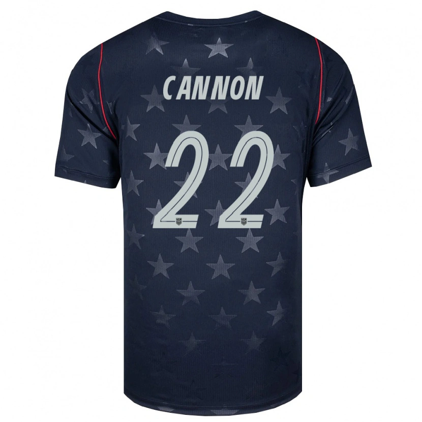 Danxen Kid United States Reggie Cannon #22 Black White Red Away Jersey 26-28 T-Shirt