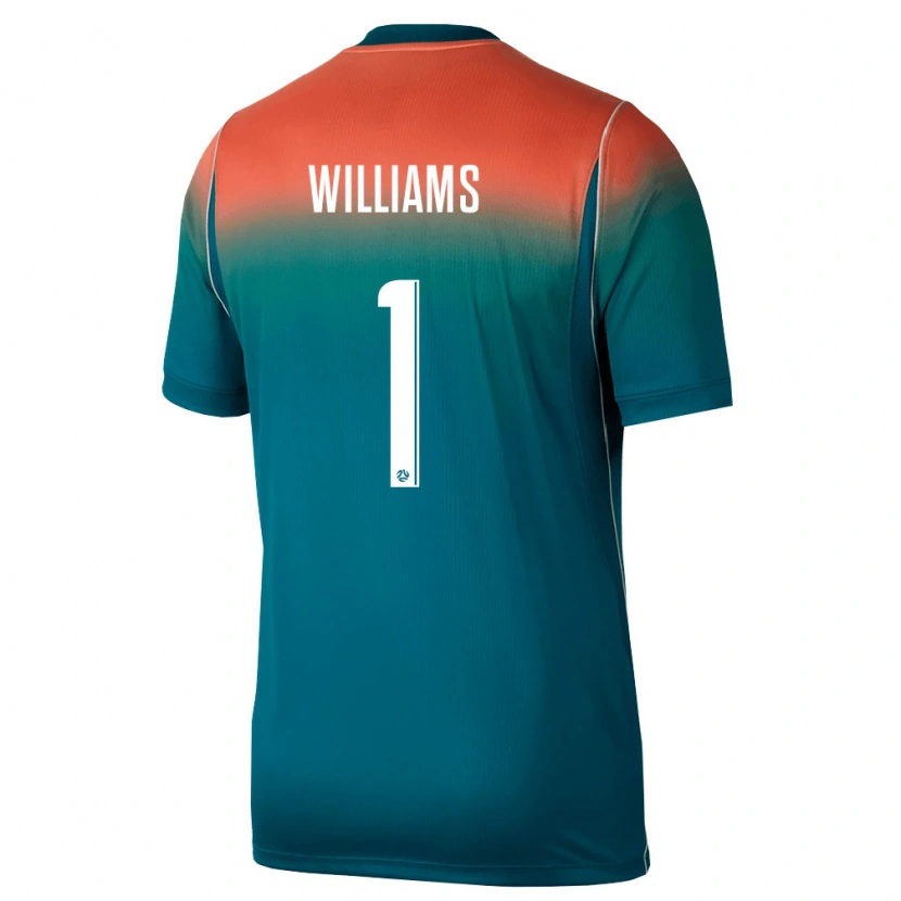 Danxen Kid Australia Lydia Williams #1 Green Pink Away Jersey 26-28 T-Shirt