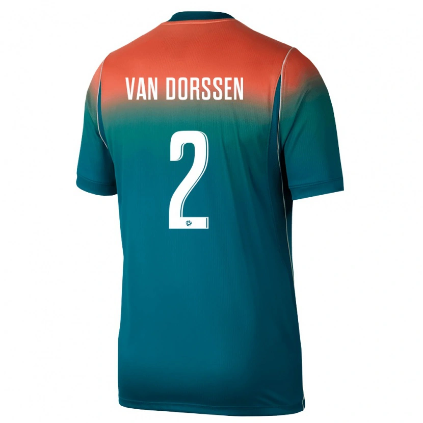 Danxen Kid Australia Ben Van Dorssen #2 Green Pink Away Jersey 26-28 T-Shirt