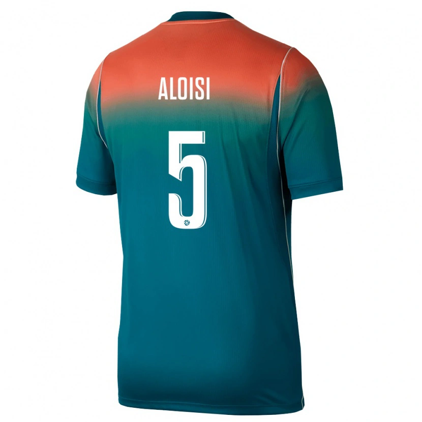 Danxen Kid Australia Matias Aloisi #5 Green Pink Away Jersey 26-28 T-Shirt