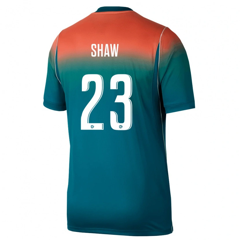 Danxen Kid Australia Emmett Shaw #23 Green Pink Away Jersey 26-28 T-Shirt