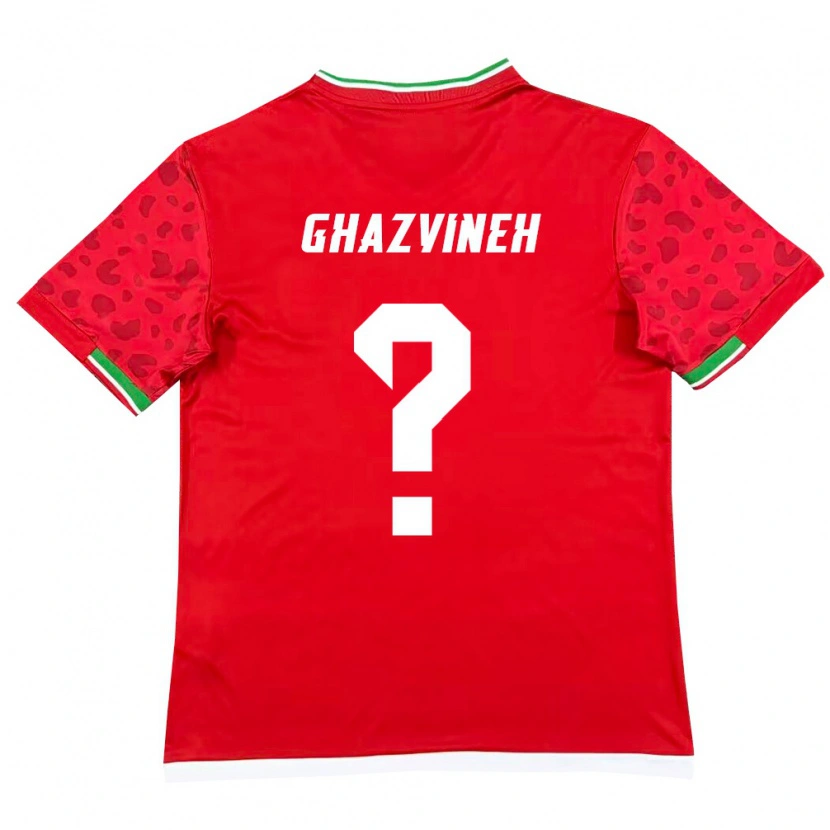 Danxen Kid Iran Amirmohammad Ghazvineh #0 Red White Away Jersey 26-28 T-Shirt