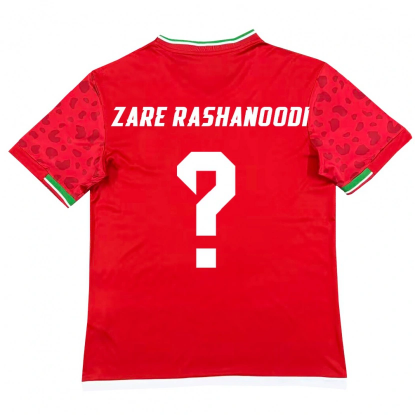 Danxen Kid Iran Mahan Zare Rashanoodi #0 Red White Away Jersey 26-28 T-Shirt