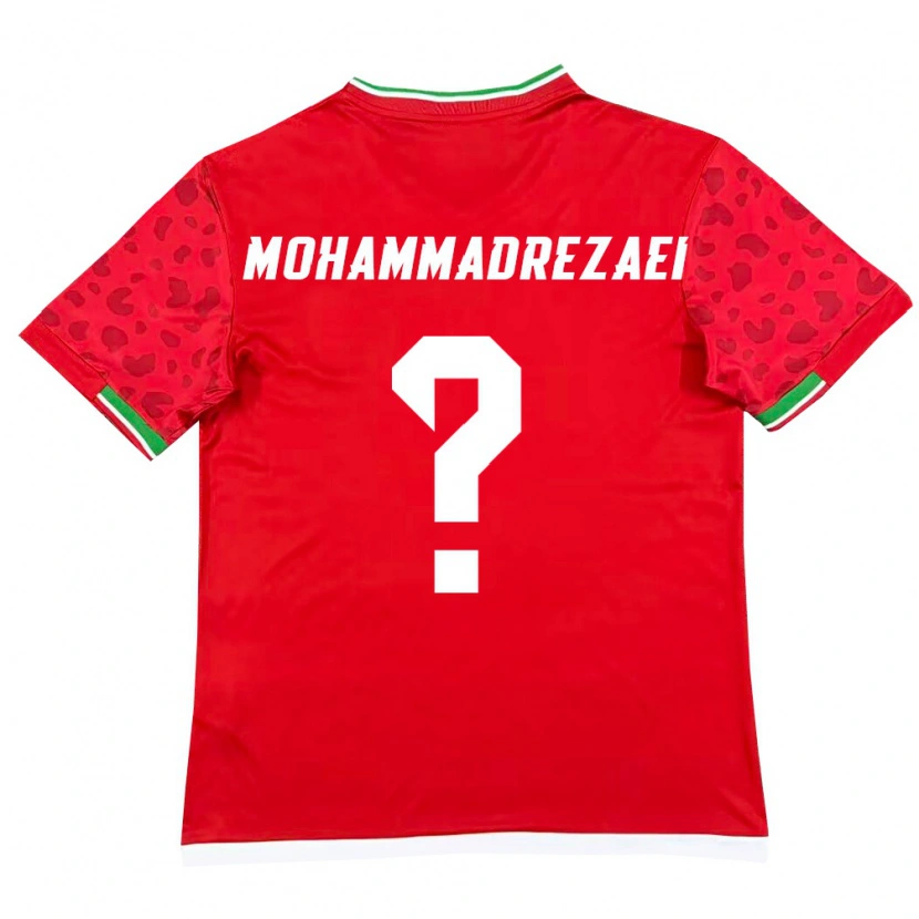 Danxen Kid Iran Hossein Mohammadrezaei #0 Red White Away Jersey 26-28 T-Shirt