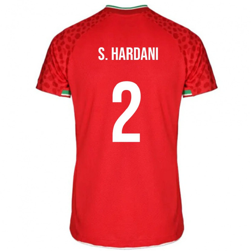 Danxen Kid Iran Saleh Hardani #2 Red White Away Jersey 26-28 T-Shirt