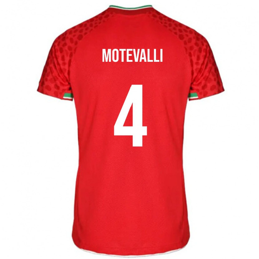 Danxen Kid Iran Melika Motevalli #4 Red White Away Jersey 26-28 T-Shirt