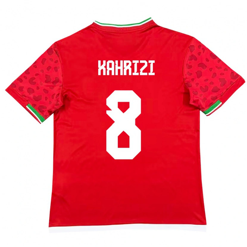 Danxen Kid Iran Abbas Kahrizi #8 Red White Away Jersey 26-28 T-Shirt