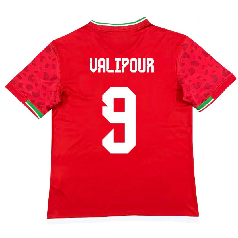 Danxen Kid Iran Amirreza Valipour #9 Red White Away Jersey 26-28 T-Shirt