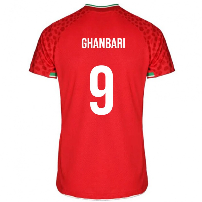Danxen Kid Iran Zahra Ghanbari #9 Red White Away Jersey 26-28 T-Shirt