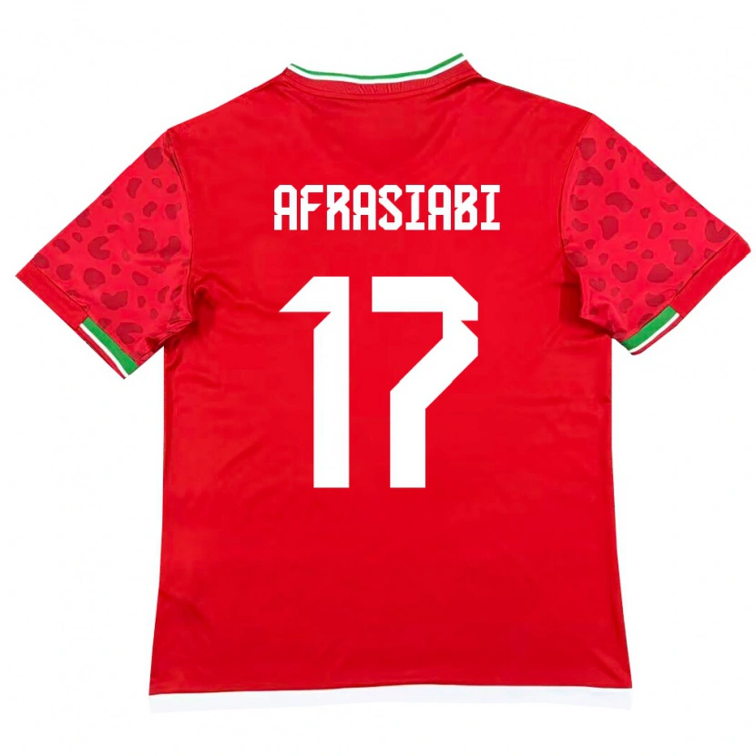 Danxen Kid Iran Amirmohammad Afrasiabi #17 Red White Away Jersey 26-28 T-Shirt