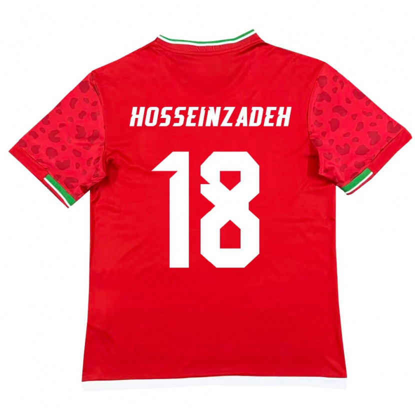 Danxen Kid Iran Amirhossein Hosseinzadeh #18 Red White Away Jersey 26-28 T-Shirt