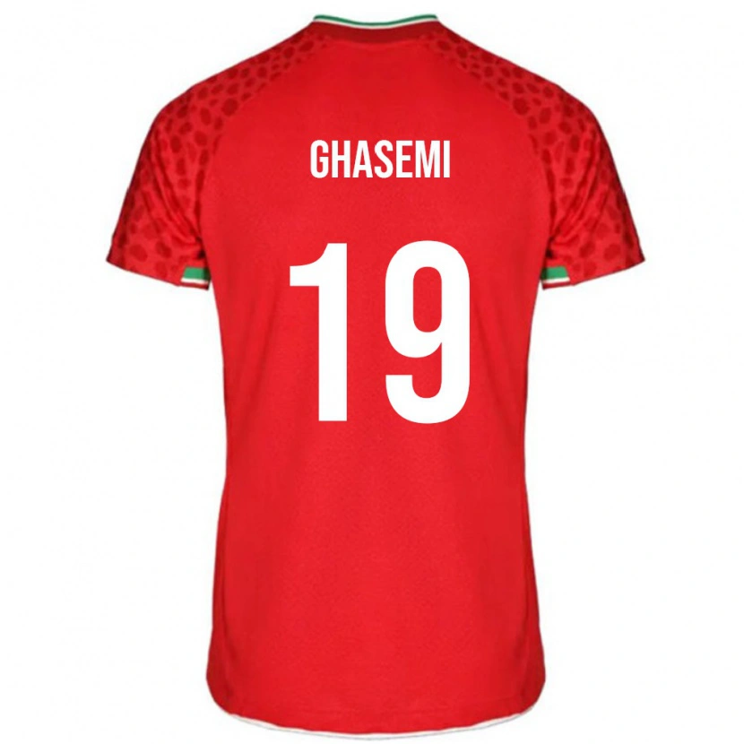 Danxen Kid Iran Mohammad Ghasemi #19 Red White Away Jersey 26-28 T-Shirt