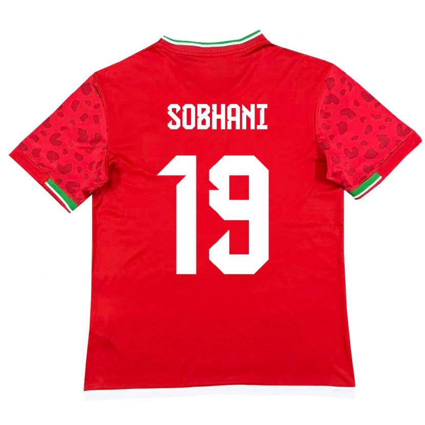 Danxen Kid Iran Ali Sobhani #19 Red White Away Jersey 26-28 T-Shirt